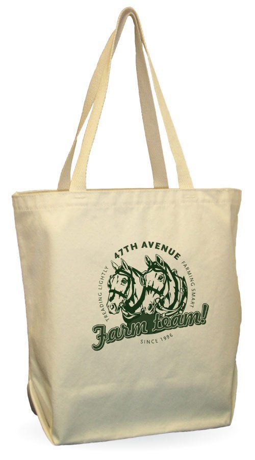 47th Avenue Farm Veggie Tote Bag (2nd side)
