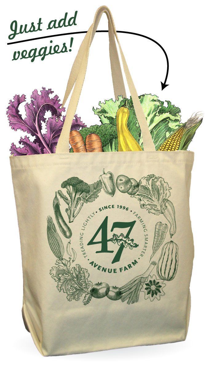 47th Avenue Farm Veggie Tote Bag