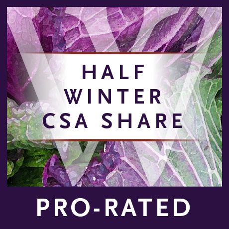 47th Avenue Farm's Pro-rated Half Winter/Spring CSA Share – great for two people